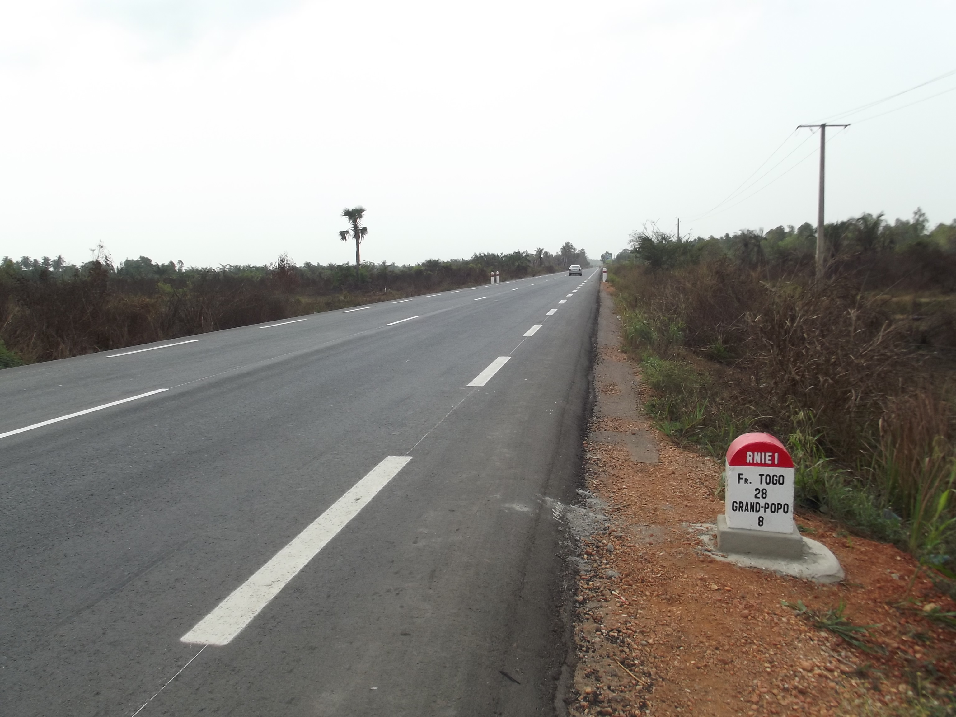 Réhabilitation Ouidah – Hillacondji – Frontière du Togo (58,75 km)