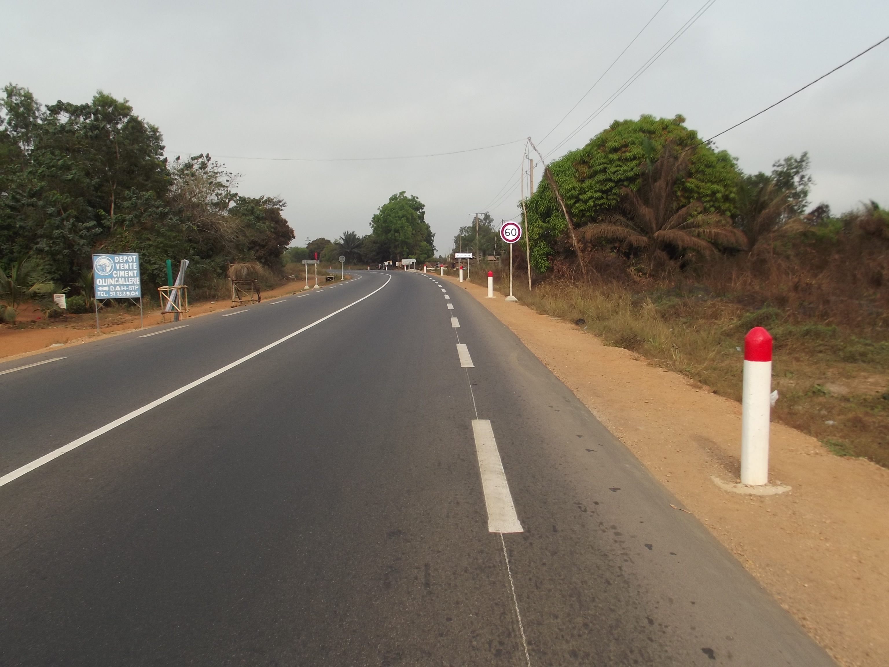 Réhabilitation Ouidah – Hillacondji – Frontière du Togo (58,75 km)